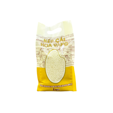 VN Glutinous Roundgrain Rice Nep hoa vang 20x1kg