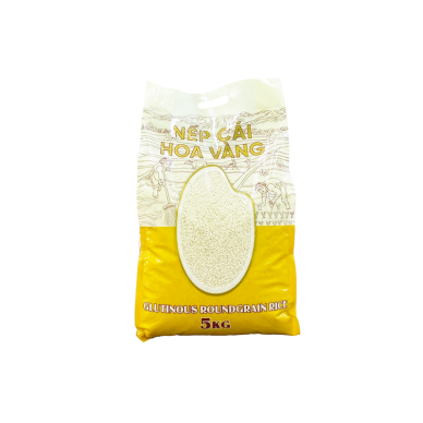 VN Glutinous Roundgrain Rice Nep hoa vang 4x5kg