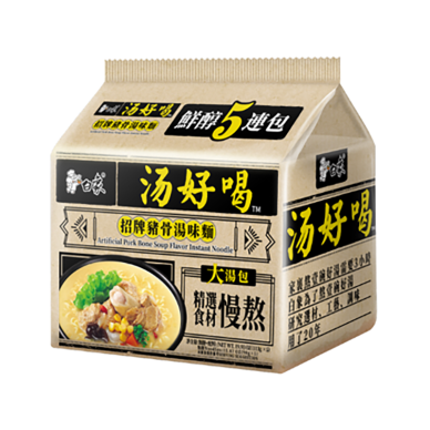 BX YS Inst Noodle Soup Art.Pork Bone 6x5x113g