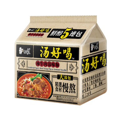 BX YS Inst Noodle Soup Art.Beef Spicy 6x5x111g
