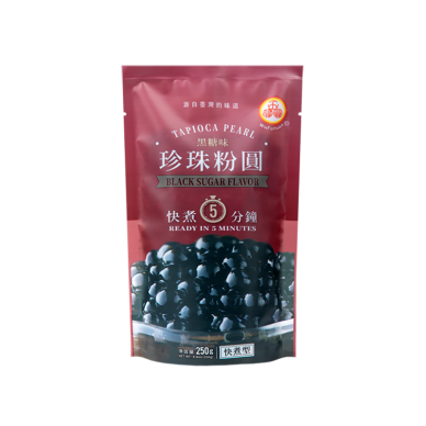 CN WFY Tapioca Pearl Topping Black Sugar F 36x250g