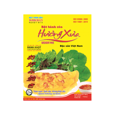 VN Mikko Flour Huong Xua Flour for Pancake 30x500g