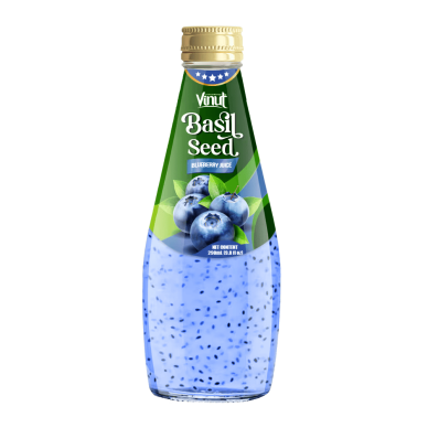 VN Basil Seed Drink Blueberry Flavor 24x290ml