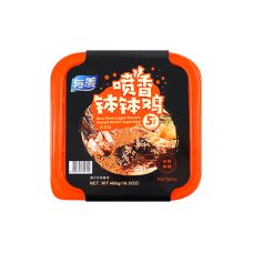 CN Yumei BB Veggie Chicken Spicy box 12x528g