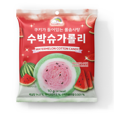 KR Sugarolly Cotton Candy Watermelon 60x10g