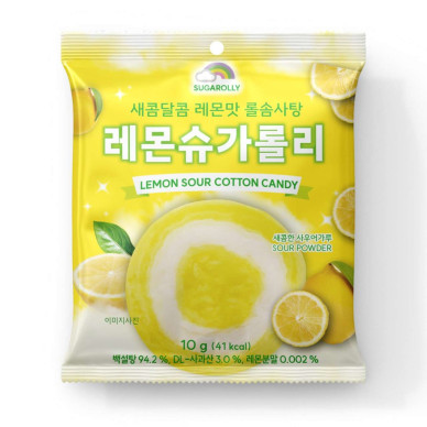 KR Sugarolly Cotton Candy Lemon Sour Fl 60x10g