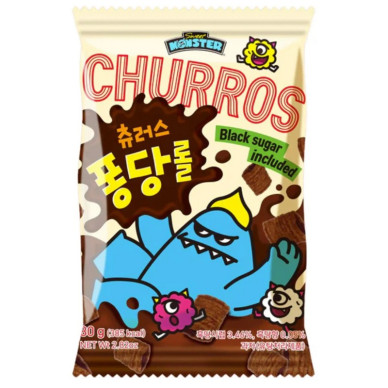 KR SweetMonster Churros Black Sugar Fl 20x80g