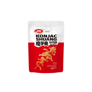 CN Wei Long Konjac Snack Hot Spicy Shuang 20x252g