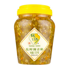 CN Tantanxiang Chopped Green Chili 6x1,15kg