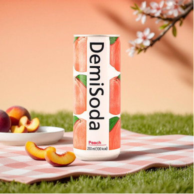 KR Demisoda Peach Flavor 30x250ml