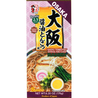 JP Itsuki Ramen Osaka Shoyu Tonkotsu Fl 12x176g