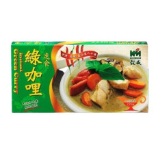 TW Kokumori Inst Curry Cube Green Curry Fl 10x220g