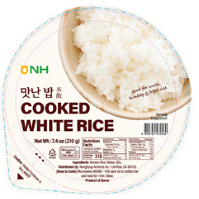 KR NH Cooked White Rice 12x210g