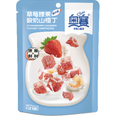 CN Aosai Hawthorn Strawbry Cashew Yogurt Fl42x108g