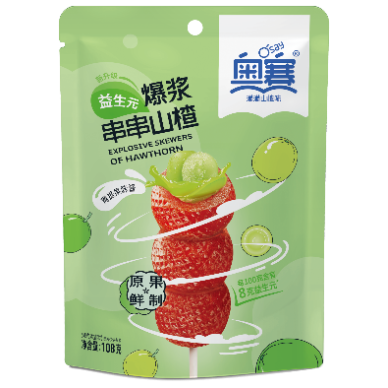 CN Aosai Skewers Hawthorn Muscat Filling 42x108g