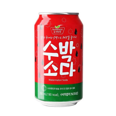 KR SFC Soda Drink Watermelon Fl CAN 24x350ml