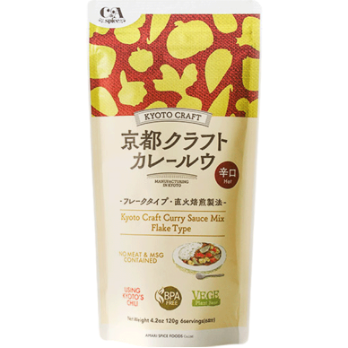 JP Kyoto Craft Curry Sauce Hot 20x120g bag