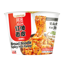 CN AK Noodles Red Oil Spicy MA LA 12x115g BOWL