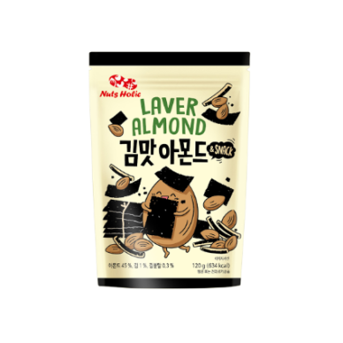 KR NutsHolic Almond Laver Fl 20x120g