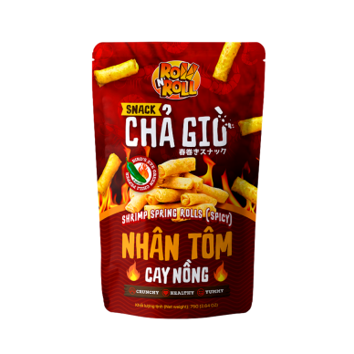 VN Fried Springroll Snack Shrimp Spicy Fl 40x75g