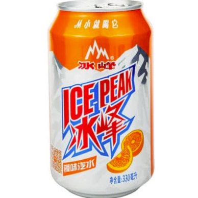 CN Bingfeng Soda Drink Orange Fl TIN 24x330ml