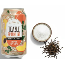KR TEAZLE Sparkling Drink Peach Fl 24x340ml CAN