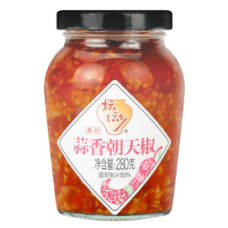 CN Tantanxiang Chopped Chili Garlic 12x280g