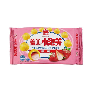 TW I Mei Puff Strawberry 12x57g