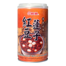 TW QQ Canned Red Bean Soup with Lotus Seed 24x320g