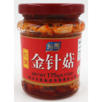 CN Yumei Spicy Enoki Mushroom 12x175g