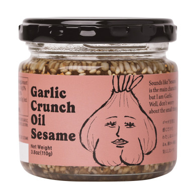 JP Odawaraya Garlic Crunch Oil Sesame 12x110g