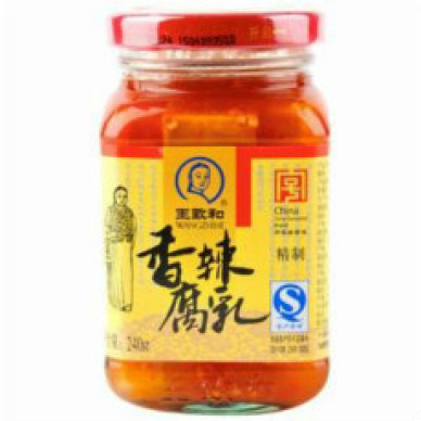 WZH Fermented Bean Curd Spicy 24x240g