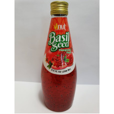 VN Basil Seed Drink Pomegrenate/ Vi Luu  24x290ml