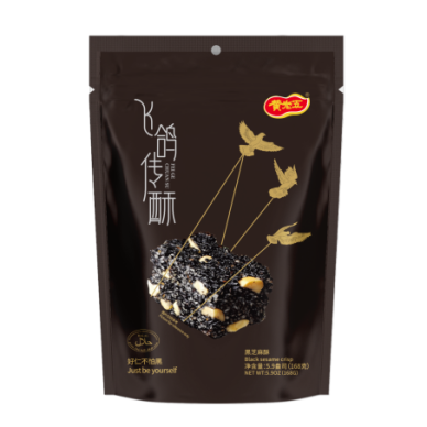 CN HLW Black Sesame Peanut Crisps 30x168g
