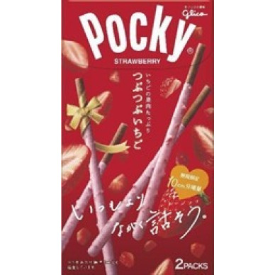 JP Biscuit Sticks Choco Tubutubu Strawb 12x10x55g
