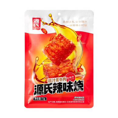 CN Genji Gluten Chunk Burn Hot&Spicy 60x72g