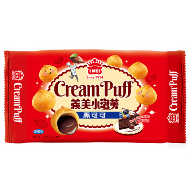 TW I Mei Puff Dark Chocolate 12x57g