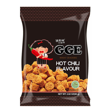 TW GGE Wheat Crackers Hot Chili Flavor 15x80g