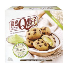 TW Q Pie Cookies w/ Mochi Matcha Flavor 12x160g