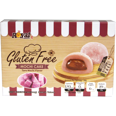 TW Mochi Cake Taro Gluten Free 24x210g
