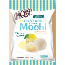 TW Q Custard Mochi Lemon Flavor 24x110g bag