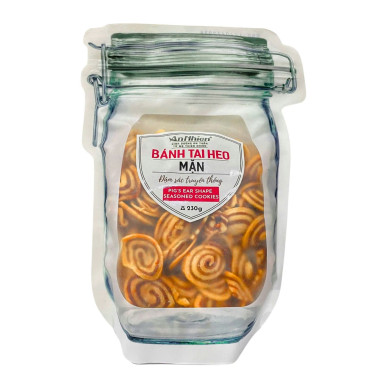 VN ANN Pig's Ear Shape Seasoned Cookies 24x230g