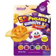 CN Cokoc Peelable Gummies Mixed Fruit Xmas 50x60g