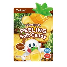 CN Cokoc Peeling Soft Candy Pineapple Fl 50x75g