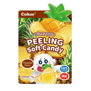 CN Cokoc Peeling Soft Candy Pineapple Fl 50x75g
