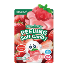 CN Cokoc Peeling Soft Candy Strawberry Fl 50x75g