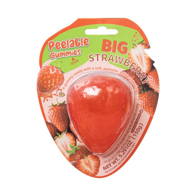 CN Cokoc Peeling Gummy Big Strawberry 24x150g