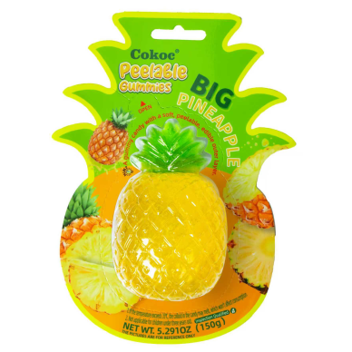 CN Cokoc Peeling Gummy Big Pineapple 24x150g