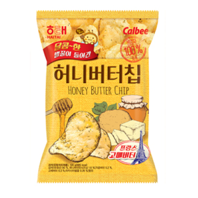 KR Calbee Potatochip Honey Butter Fl 20x60g