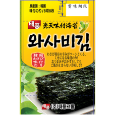 KR NH Roasted Seasoned Laver Wasabi Fl 24x(3x4g)
